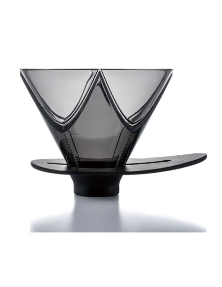 Пуровер HARIO V60 02 One Pour Dripper MUGEN & Tetsu Kasuya чорний (400 мл)