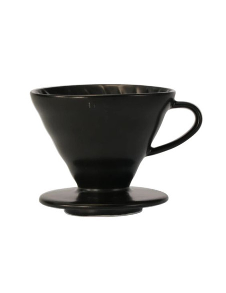 Пуровер HARIO керамічний V60 02 чорний MATTE BLACK (400 мл)