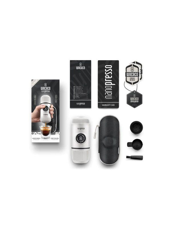 Еспресо-мейкер WACACO Nanopresso білий + Кейс 2