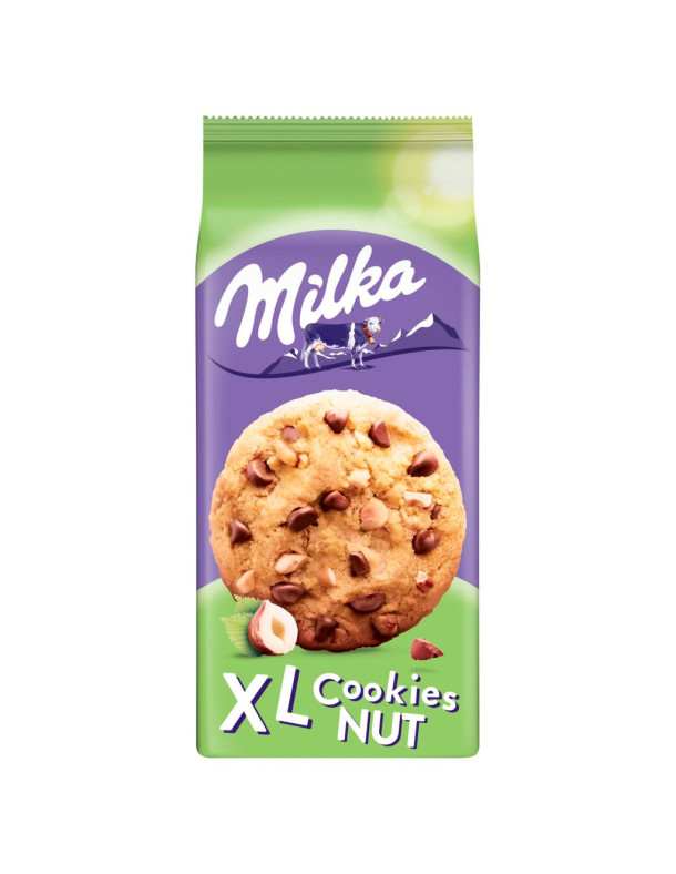 Печиво Milka Cookies Nut XL, 184 г