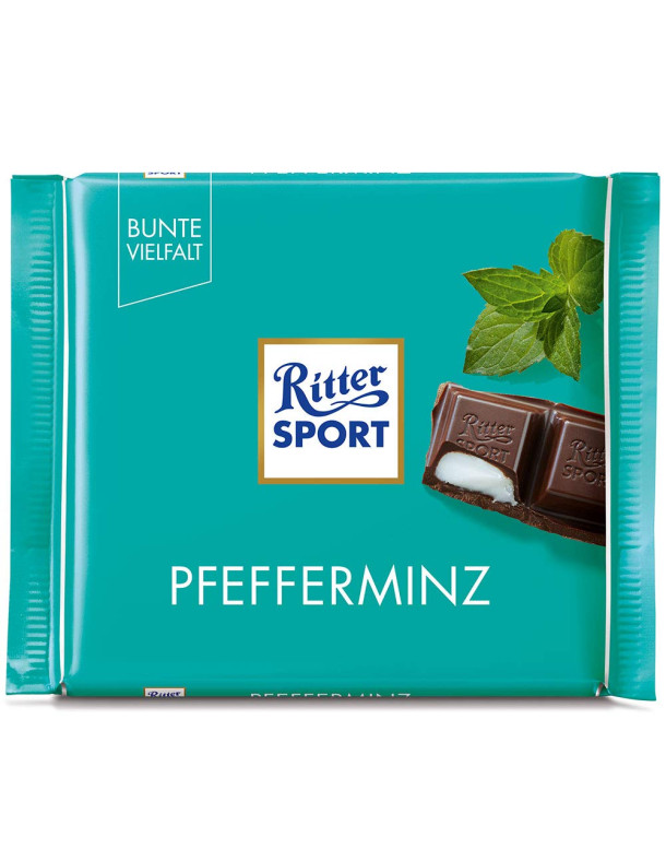 Ritter Sport Pfefferminz - Темний шоколад з...
