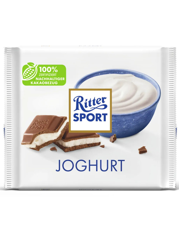 Ritter Sport Joghurt - Молочний шоколад з начинкою...