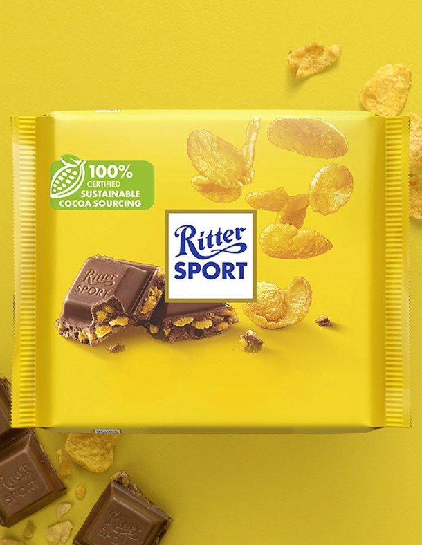 Ritter Sport Knusperflakes - Молочний шоколад з хрусткими... 2