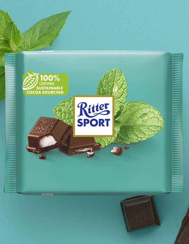 Ritter Sport Pfefferminz - Темний шоколад з... 2