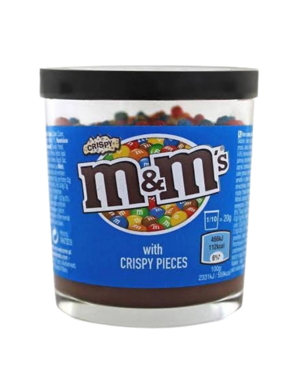 Шоколадна паста з рисовими кульками M&M's, 200 г