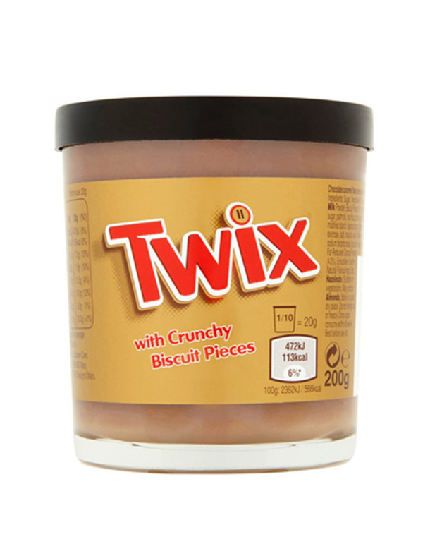 Шоколадна паста зі шматочками печива Twix, 200 г