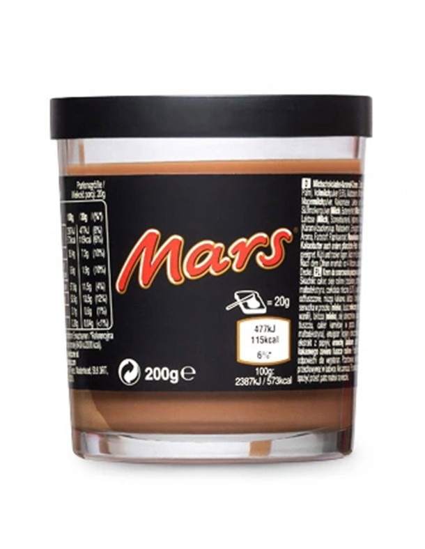 Шоколадна паста Mars, 200 г
