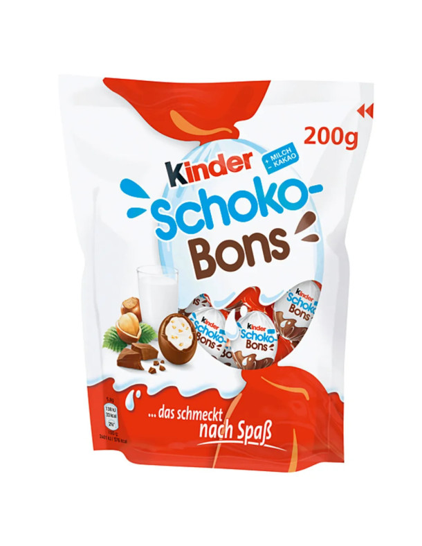 Цукерки Kinder Schoko Bons, 200 г
