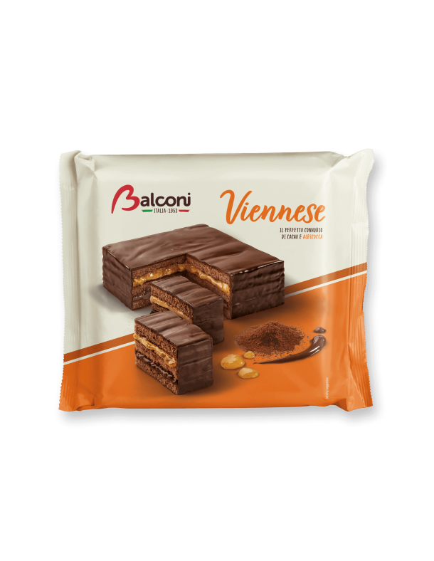 Торт Balconi Viennese, Какао-крем та абрикосовий джем 400 г