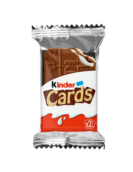 Печиво Kinder Cards 5х, Ferrero, 128 г