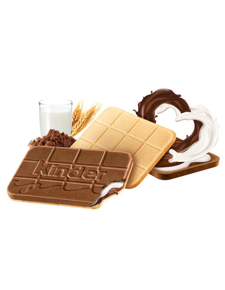 Печиво Kinder Cards 5х, Ferrero, 128 г