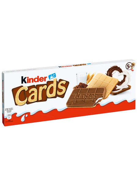 Печиво Kinder Cards 5х, Ferrero, 128 г