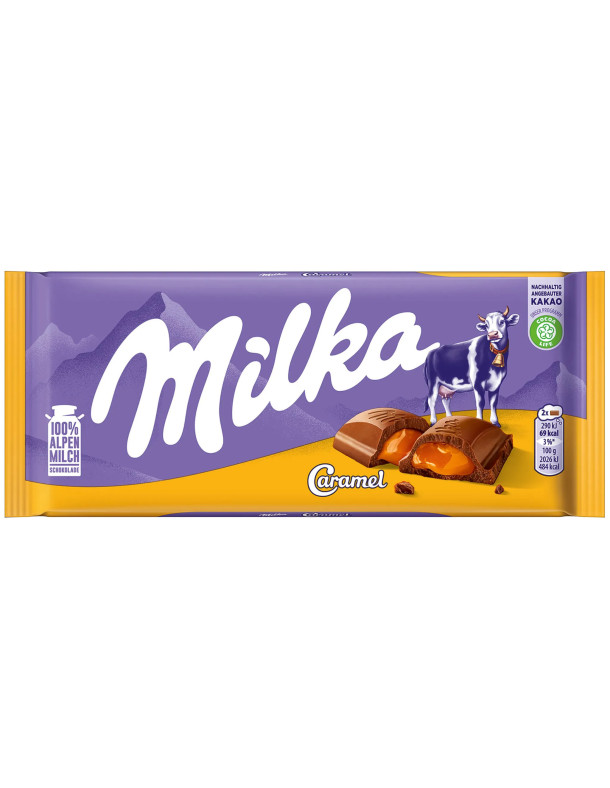 Milka Caramel - Молочний шоколад з карамеллю, 100 г
