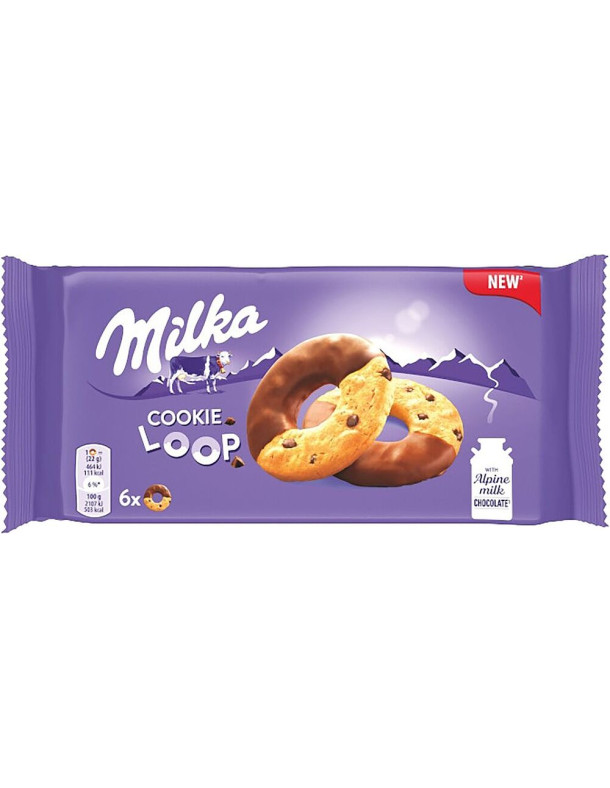 Печиво Milka Cookie Loop, 132 г