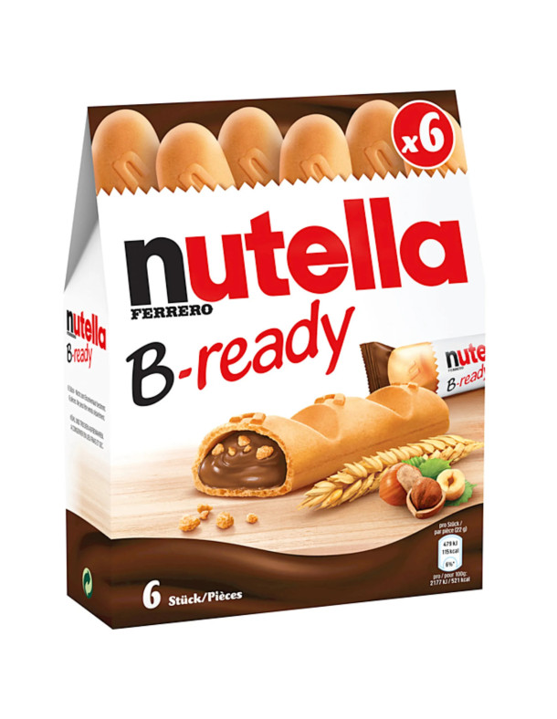 Батончики вафельні Nutella B-ready,кор. 132 г