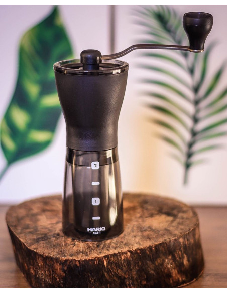 Кавомолка ручна HARIO Coffee Mill "Mini-Slim +" MSS-1DTB чорна