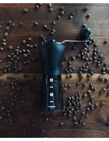 Кавомолка ручна HARIO Coffee Mill "Mini-Slim +" MSS-1DTB чорна